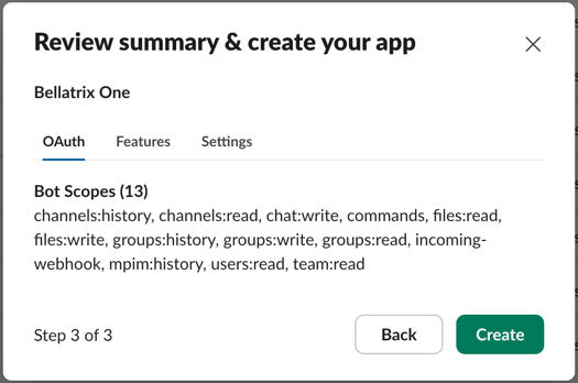 Copy App ID and secrets